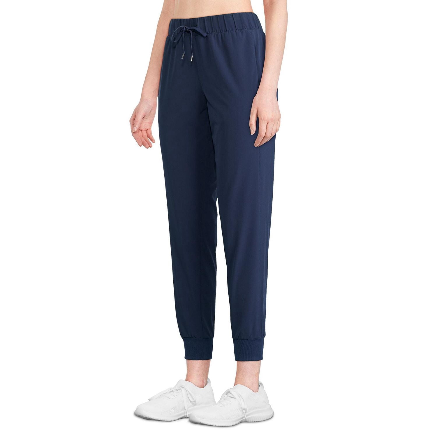 Jogger tissé avec revers côtelés Athletic Works pour femmes