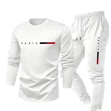 Ensemble de Complet pour Homme pour Tenue Décontractée Quotidienne, Survêtement Mode avec Chandail à Capuchon à Manches Longues et Pantalon Jogger, Confortable Toutes Saisons pour Athlétisme et Loisirs au Quotidien
