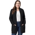 thumbnail image 2 of GRACE & GRANDEUR Women's Plus Size Long Sleeves Sweater Cardigan, 2 of 6