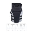thumbnail image 2 of Life Jacket, Zipper Design Life Saving Jacket Buckle Design Buoyant  For Children For Adults, 2 of 8