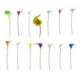 thumbnail image 3 of kurtrusly Wedding Decor With Simulated Calla - Choose Variety Of Colors And Styles With High 3D And Simulation Durable PU Tender green 1 Pc, 3 of 6