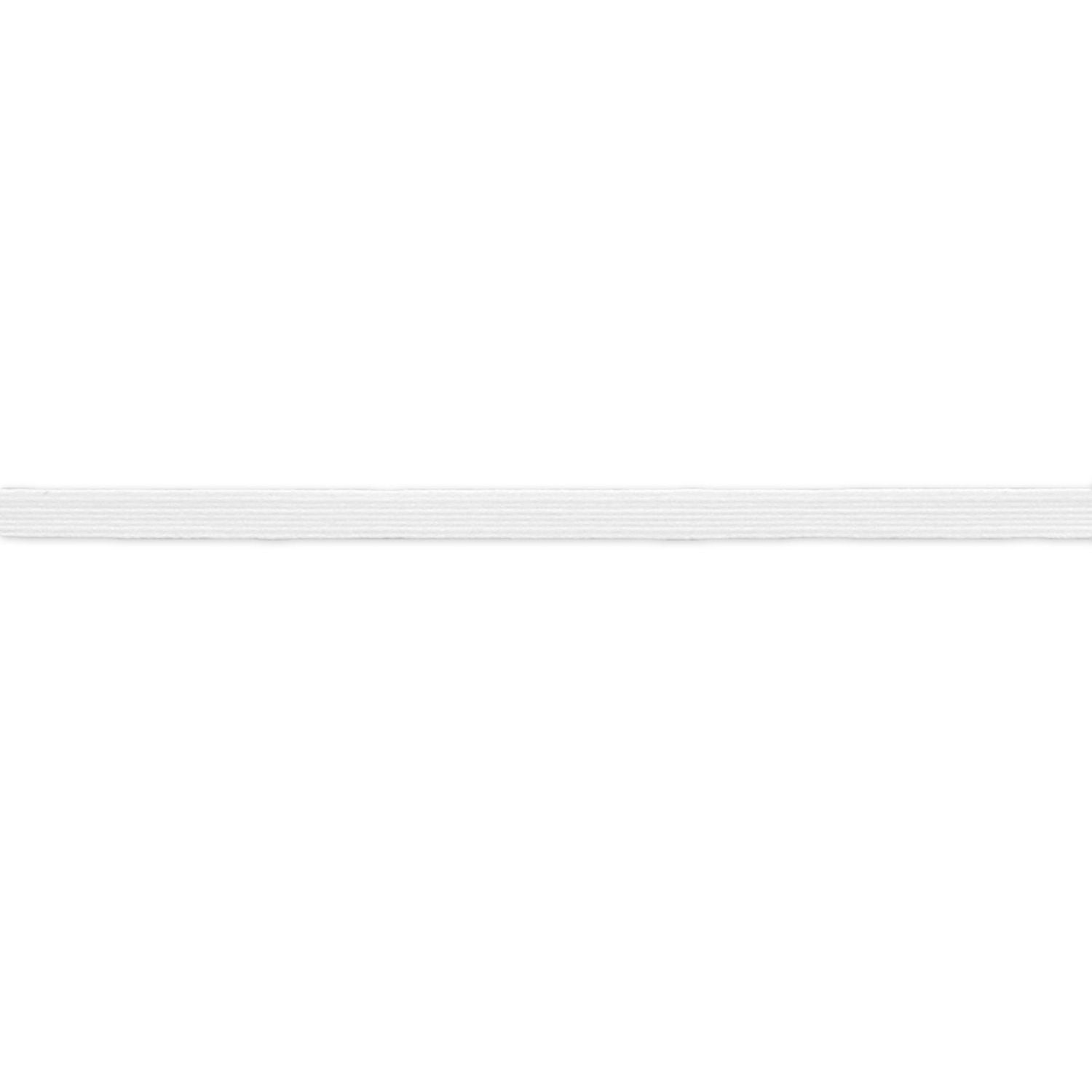 UNIQUE CREATIV blanc Jumbo Braided Elastic, 13 mm (0.51 in), 1 m (1.09 yd)