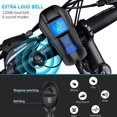 thumbnail image 2 of USB Bike Light Set, 2200mAh Rechargeable Bicycle Lights Front and Rear, Waterproof Bike Headlight Tail Lights, LED Cycling Lights for Road Mountain, 2 of 6