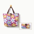 thumbnail image 1 of Sac de Magasinage Pliable Réutilisable / Fourre-Tout d'Épicerie Portable / Grande Capacité 10 kg / Polyester 600D / Rangement Compact / Sac de Magasinage Écoresponsable pour l'Épicerie, le Marché et les Voyages, 1 of 6