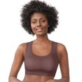 thumbnail image 1 of Bali Womens Comfort Revolution EasyLite Seamless Wirefree Bra, L, Sparrow Brown, 1 of 1