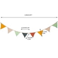 thumbnail image 4 of Birthday Party Decoration String Flag Set 6 m Long Double-Layered Cotton Solid Color Hanging Banner for Kids Birthday, Camping, Thanksgiving, and Home Decor, 4 of 4