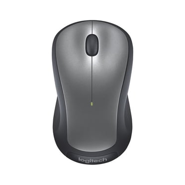 Logitech Full-size Wireless Ambidextrous Mouse with USB Receiver Silver