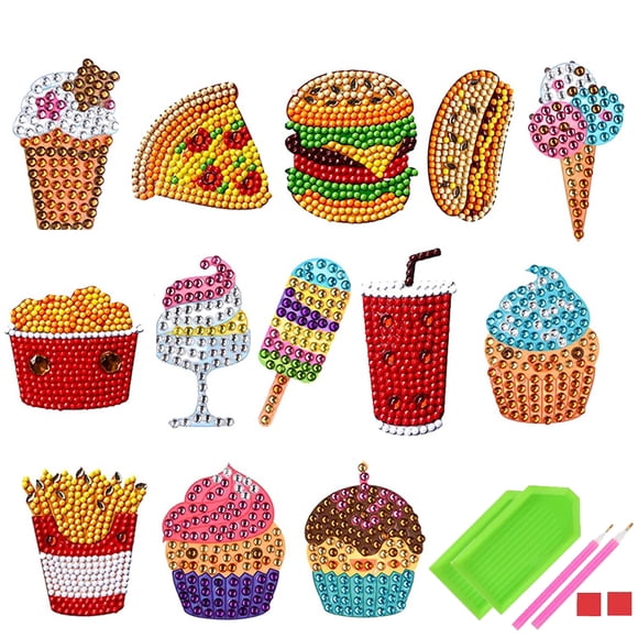 Diamond Painting Kits for Kids, Diamond Art for Kids, Diamond Painting Stickers, Gem Sticker, Gem Art and Craft Kits for Kids, Diamond Dots Girls 6-8-12,Unicorn Diamond Painting for Kid