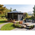 thumbnail image 3 of Gazebo Penguin Florence Solarium 12 Pi x 12 Pi Toit De Polycarbonate En Ardoise, 3 of 13