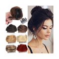 thumbnail image 1 of Postiches Chignon Spatial Mini Pince à Griffes Chignon Cheveux Oreilles de Chat Décoiffées Extension de Cheveux Beigne Chignon, 1 of 6