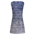 thumbnail image 4 of DPTALR Women Printed Casual Round-Neck Sleeveless Long Dress, 4 of 5