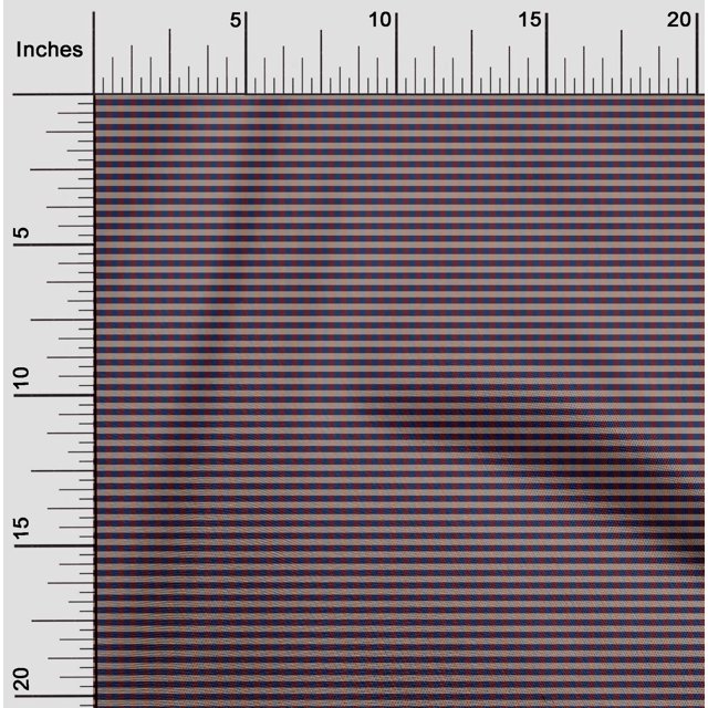 oneOone Silk Tabby Fabric Gingham Check Print Sewing Fabric BTY 42 Inch Wide