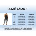 thumbnail image 4 of B91xZ Combinaisons Sans Manches Décontractées pour Femmes Combinaisons à Jambes Larges Décontractées Sans Manches Bretelles Réglables Combinaisons avec Poches, Violet TTG, 4 of 4