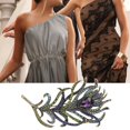 thumbnail image 4 of Women Brooch Pin, Brooch Pin, Perfect Gift Feather Shape For Girls Outdoor Party Adult, 4 of 8