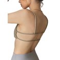 thumbnail image 3 of Gupgi Women Ribbed Tank Top Sport Cami Super Short Open Back Vest Tight Bralette Crop Top, 3 of 6