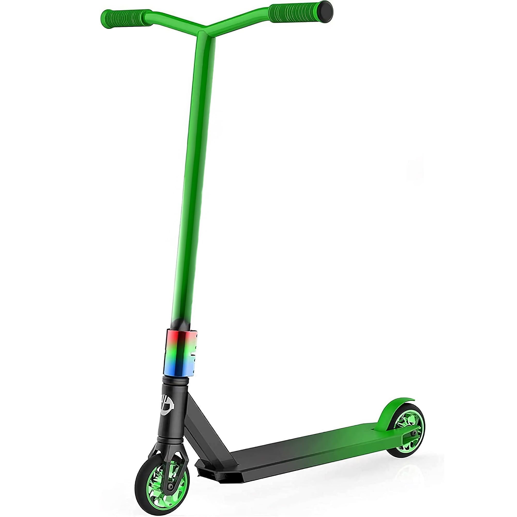 TOYTEXX STPRO200 Trottinette Freestyle avec Compression HIC et Roulements ABEC-9 pour Enfants et Adultes – Vert