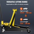 thumbnail image 4 of Car Jack 2.5-4Ton Floor Jacks Heavy-Duty Steel Racing Jack W/ Dual Pistons Quick Lift Pump Tire Change Lifting Repair Tool ,Robust Construction, 4 of 7