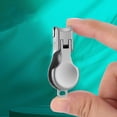 thumbnail image 2 of Vwrxbz Mini Nail Clipper Stainless Steel Flat Mouth Small Nail Trimmer with Anti Splash Design, 2 of 8