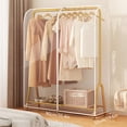thumbnail image 2 of Bdday Storage Cabinet Clear Garment Rack Cover with Zipper Clothes Hanging Rack Cover Dusts Proof Water Proof Clothing Storage Protector Houseware Clear Garment Rack Cover Storage Bag Organizer, 2 of 7