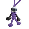 thumbnail image 1 of Kcodviy Motorcyclist Minifigure Hanging Chain Zip Case Umbrella Rope Weaving Keychain Womens Wallet Personality Motorcycle Key Accessories, 1 of 9