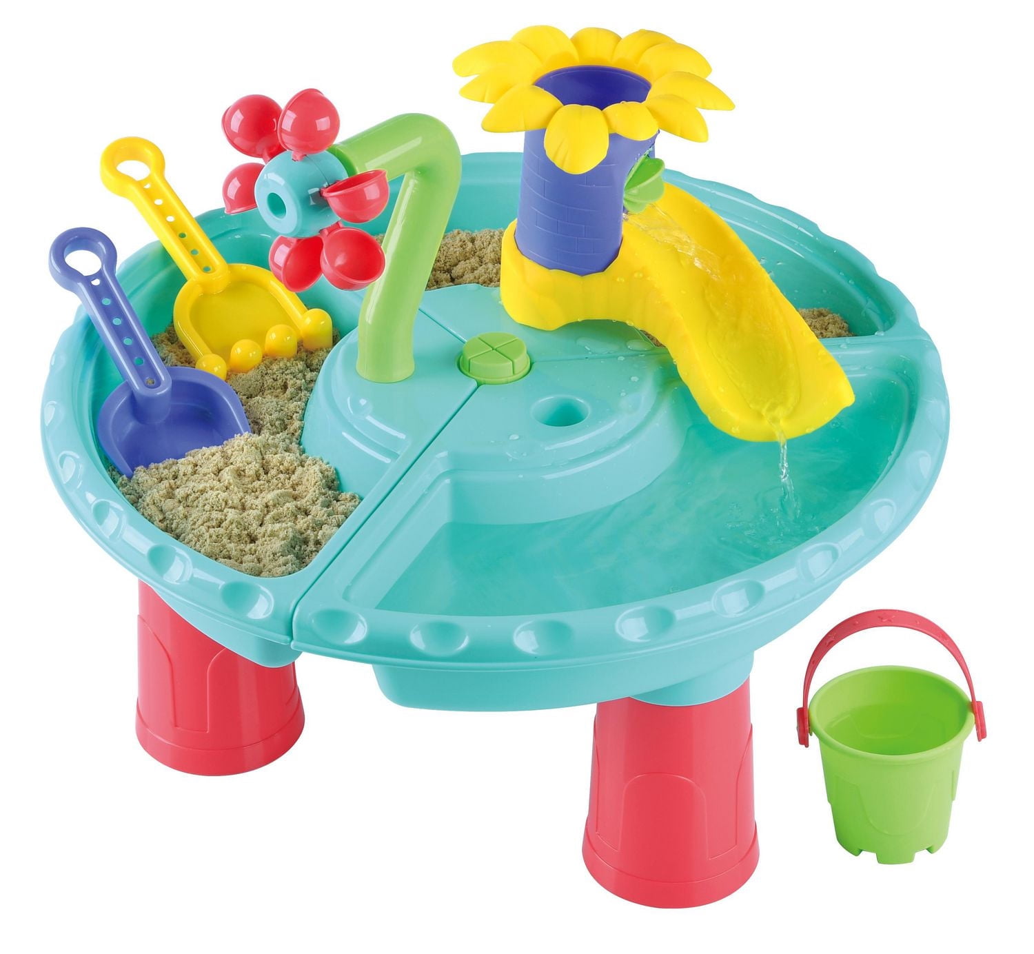 Play Day Sand & Water Table Outdoor Toys 15 Pieces