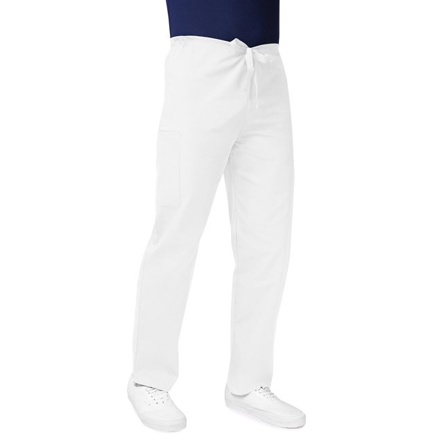 Adar Universal Mens Scrubs - Drawstring Tapered Leg Scrub Pants