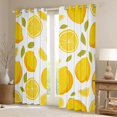 thumbnail image 2 of Erosebridal Rideaux Citron Fruit pour Salon, Rideaux et Draperies Botaniques Nature (52x84), Décoratif pour Chambre d'Enfants, 2 of 5