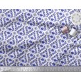 thumbnail image 3 of Soimoi Viscose Chiffon Fabric Ogee Damask Fabric Prints By Yard 42 Inch Wide, 3 of 5