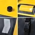 thumbnail image 2 of Graflsoa 66L PVC Motorcycle Rear Seat Dry Bag with Quick Release Straps, Yellow, 60x37x39cm, Waterproof Duffle for Bikes, 2 of 6