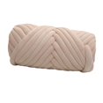 thumbnail image 2 of Langgg 1kg Velvet Chunky Yarn Arm Yarn Tapestry Hand Knit Knitting Rug Making Hand Knit Pet Bed Crocheting Beige, 2 of 9