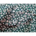 thumbnail image 4 of oneOone Silk Tabby Fabric Geometric Block Print Fabric By Yard 42 Inch Wide, 4 of 4