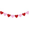 thumbnail image 5 of Coofit Valentine's Day Banner Decorative: 2 Sets Hanging Heart Banner Garland Banner, 5 of 5