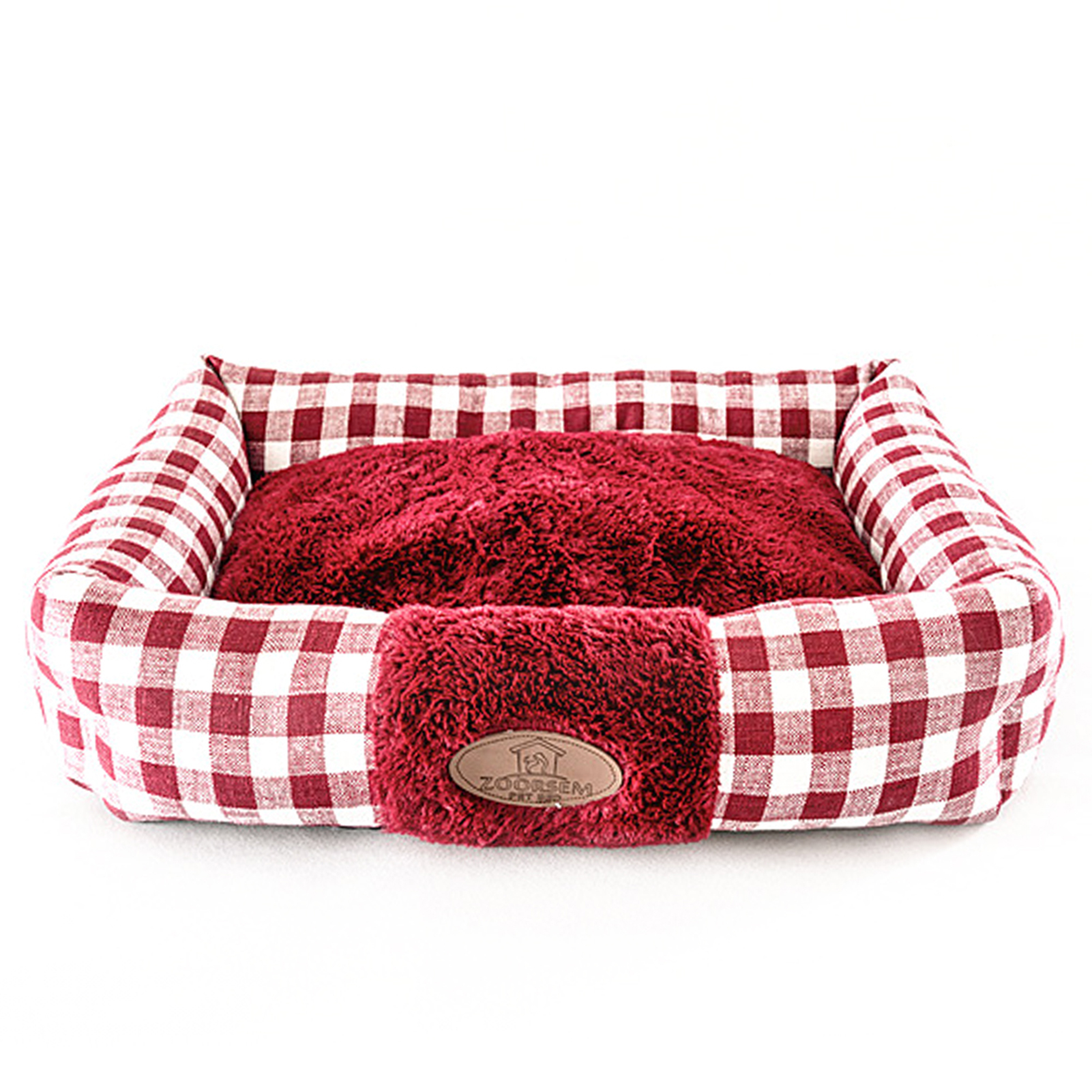 Yeacher Pet Bed Soft Dog Bed Rectangle Kennel Cat Bed Puppy Cushion Warm Pet Basket Supplies Mat