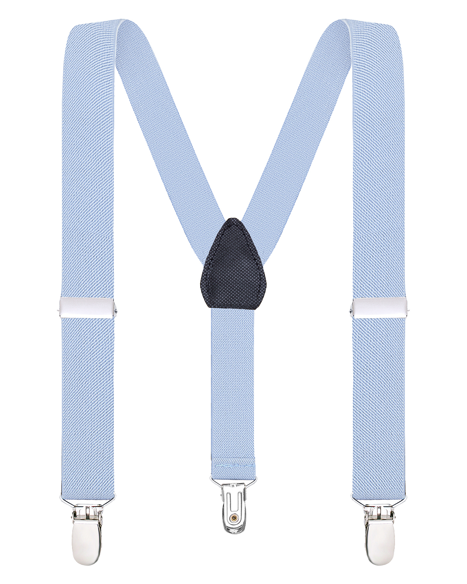 Buyless Fashion Adjustable Suspenders for Kids Toddlers Baby Elastic Solid Color 1 Inch - Y Back Design