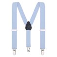 thumbnail image 1 of Buyless Fashion Adjustable Suspenders for Kids Toddlers Baby Elastic Solid Color 1 Inch - Y Back Design, 1 of 7