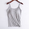 thumbnail image 2 of Timegard Camisoles pour Femmes avec Soutien-Gorge Intégré Débardeurs d'Été Sans Manches Bretelles Spaghetti Ajustables, 2 of 6