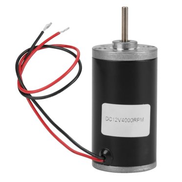 Moteur CC, Moteur CC Sans Brosse, Moteur CC à Couple Élevé, 31zy 6V/12V/24V 3500-8000rpm Moteur CC à Balais Magnétique Permanent CW/CCW [2V 4000rpm]