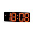 thumbnail image 1 of GUOOL Digital Wall Clock LED Desktop Alarm Clock for Teens Living Room Learning Orange, 1 of 9
