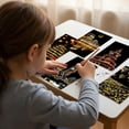 thumbnail image 1 of SASHENHG Scratchboard Crafts For Kids And Adults Paper Colorful Engraving Painting Scenario Set 12 Sheets With 1 Tool, 1 of 6
