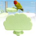 thumbnail image 2 of Parrot Grinding Platform Cloud Bird Stand with Screw Lock ABS Perch Accessory Washable Cage Stand for Small Birds Parrots Nail Care Activity and Habitat Decoration, 2 of 9
