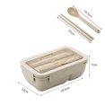 thumbnail image 2 of Boovnll Bento Box, Microwave Lunch Box Picnic Food Fruit Container Storage Box for Kids Adult, Bento Box Adult, Bento Box for Kids, Lunch Box Containers, 2 of 8