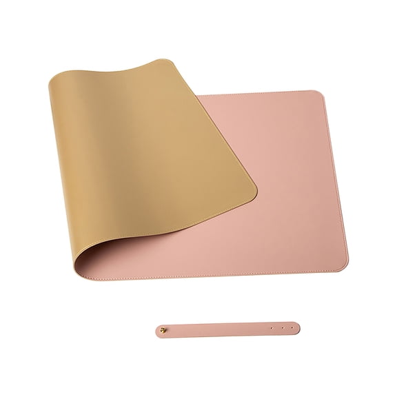 XZNGL Large Mouse Pad for Desk Pure Color Leather Mouse Pad Large Desk Pad Home Office Laptop Leather Mouse Pad Writing Pad Double-Sided