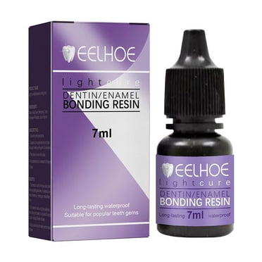 7ml Tooth Gem Glue,Gemstone Teeth Decoration Glue,Professional DIY Tooth Gem Glue,Tooth Rhinestones UV Light Hardening,Great Tooth Jewelry Gems Glue