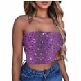 thumbnail image 2 of Tube Tops, Womens Printed Strapless Yoga Exercise Chest Wrap Pullover, 2 of 4