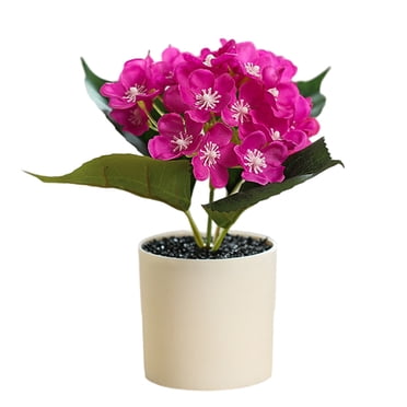 Simulation hydrangea bonsai silk flower simulation green plant indoor decoration artificial plant potted plant