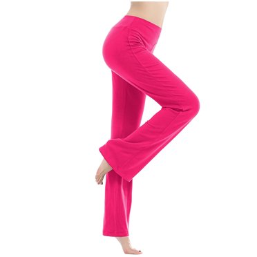 Meichang Leggings Bootcut pour Femmes, Contrôle du Ventre, Effet Rehausseur, Pantalon de Yoga, Taille Élastique, Uni, Pantalon d'Entraînement, Pleine Longueur, Sport, Gym