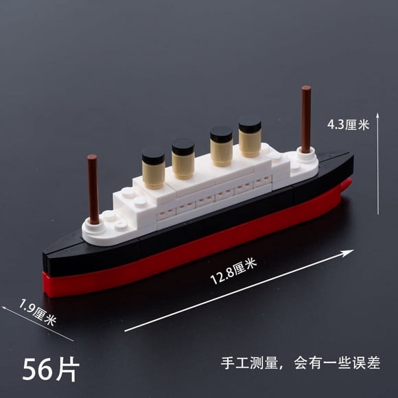 Modèle de Navire de Croisière Titanic Blocs de Construction MOC Briques Bateau Kit Ensembles de Construction Jouets à Assembler pour Enfants