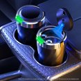 thumbnail image 4 of COFEST Car Ashtray with LED Night Light， Separable Design， Holds 60-80 Cigarettes， Smoke Locking， Automatic Lighting Black, 4 of 8
