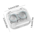 thumbnail image 3 of JASKFLY Contact Lens Case Portable Travel Lens Storage Box Compact Holders for Daily and Travel Use Colored Contact Lens Case All in One Portable Storage and Care Companion in Green, 3 of 8