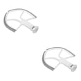 thumbnail image 1 of bedienty Edge Beater Paddle With Flexible Silicone Edge Stand Mixers Accessories Flexible Baking Tool Machine Replacement show as picture show as picture 2Set, 1 of 6